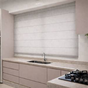 Persiana Romana Tela Solar Cor Cinza